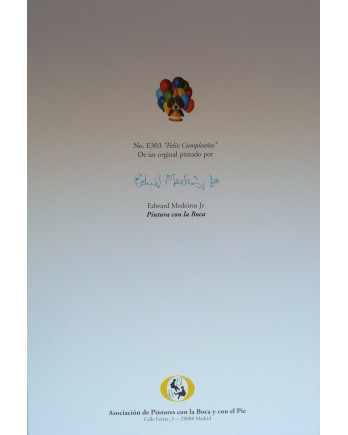 Tarjeta de felicitación con perro de cumpleaños | Original y divertida – La estantería