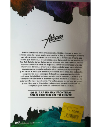 Asalto al vacío - Libro de Arkano sobre rap, identidad y superación | La estantería