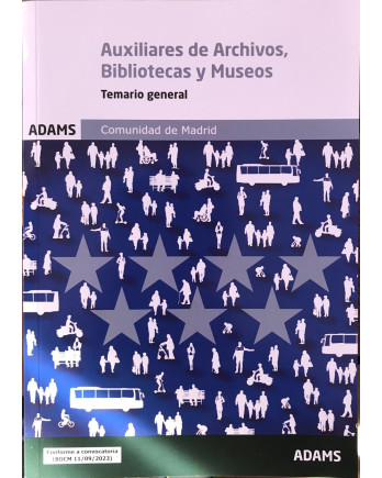 Temario Auxiliares de Archivos, Bibliotecas y Museos – Comunidad de Madrid