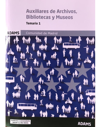Temario Específico 2 Auxiliares Archivos, Bibliotecas y Museos – Comunidad de Madrid