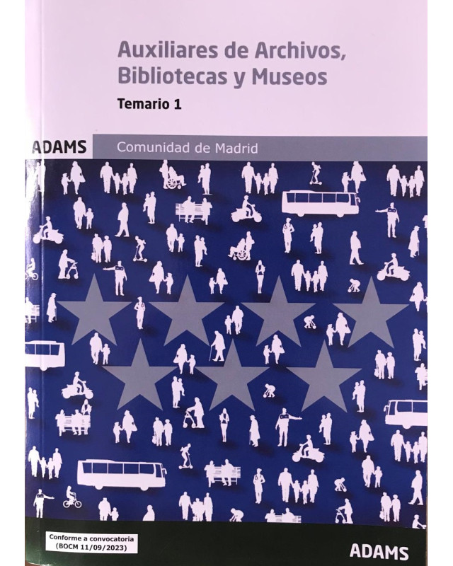 Temario Específico 2 Auxiliares Archivos, Bibliotecas y Museos – Comunidad de Madrid