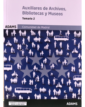 Temario Específico 3 Auxiliares Archivos, Bibliotecas y Museos – Comunidad de Madrid