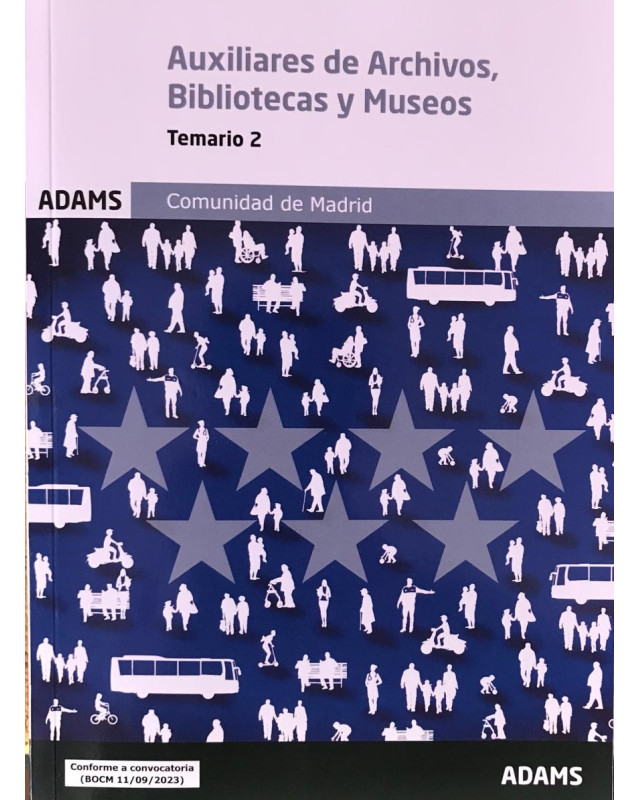 Temario Específico 3 Auxiliares Archivos, Bibliotecas y Museos – Comunidad de Madrid