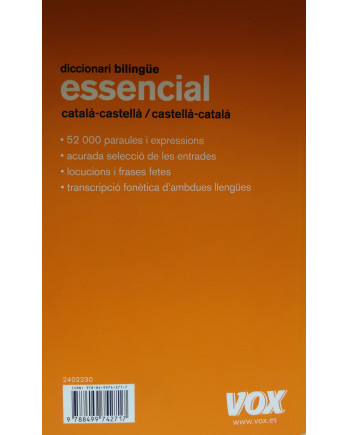 Diccionario Bilingüe Castellano - Catalán | Vocabulario esencial actualizado